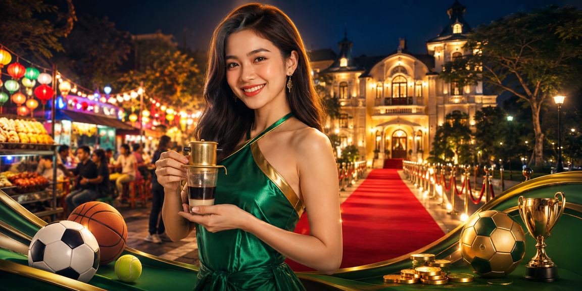 Cảnh quán cà phê Đà Lạt buổi sáng sương mù – không gian thư giãn trong khi kiểm tra khuyến mãi trên điện thoại